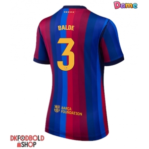 Barcelona Alejandro Balde #3 Hjemmebanetrøje Dame 2026-27 Kort ærmer Barcelona Alejandro Balde #3 Hjemmebanetrøje Dame 2026-27 Kort ærmer